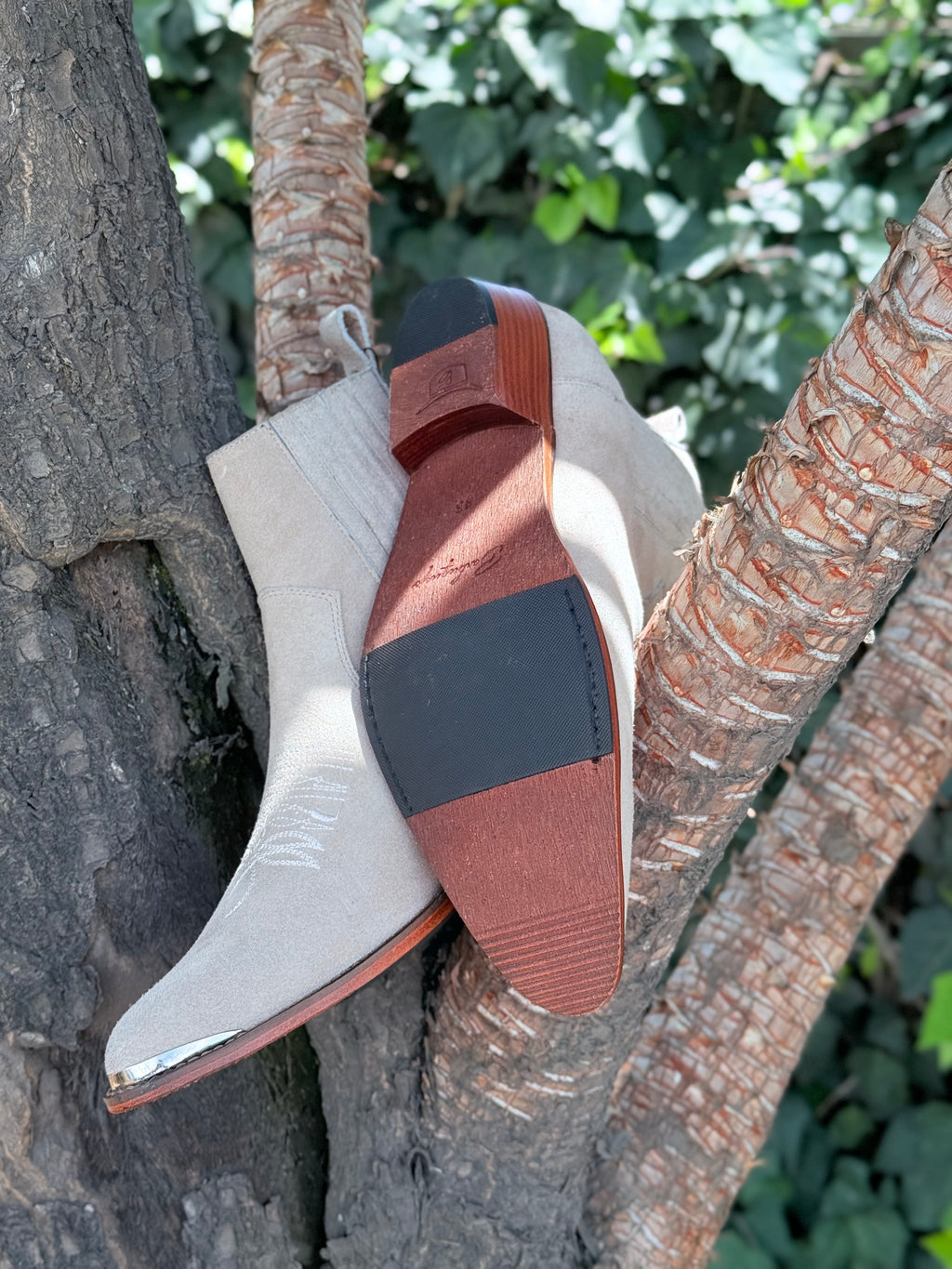 Botín Chelsie Gamuzado Beiges